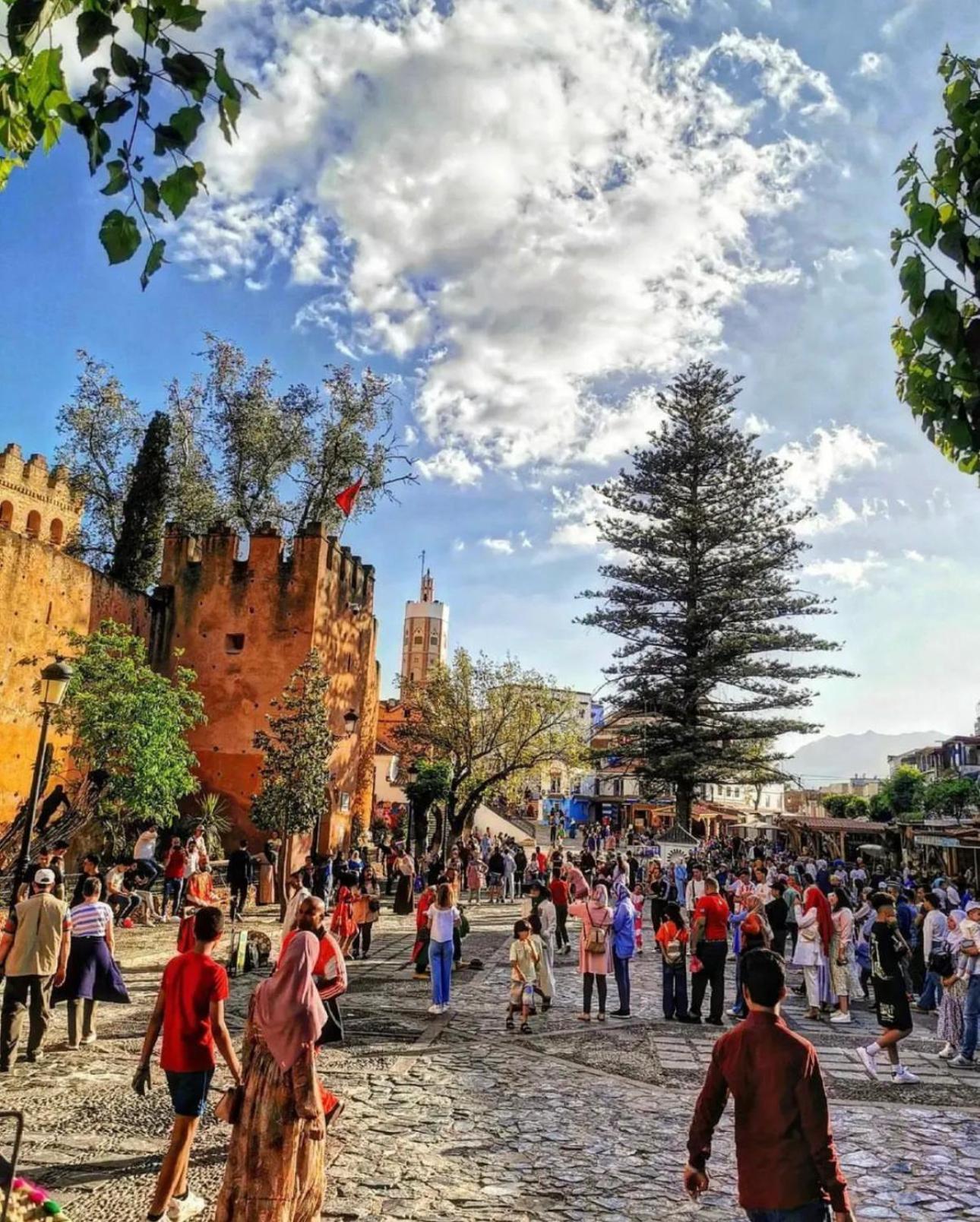 Hotel Riad Bab Mahruk Šafšawán Exteriér fotografie